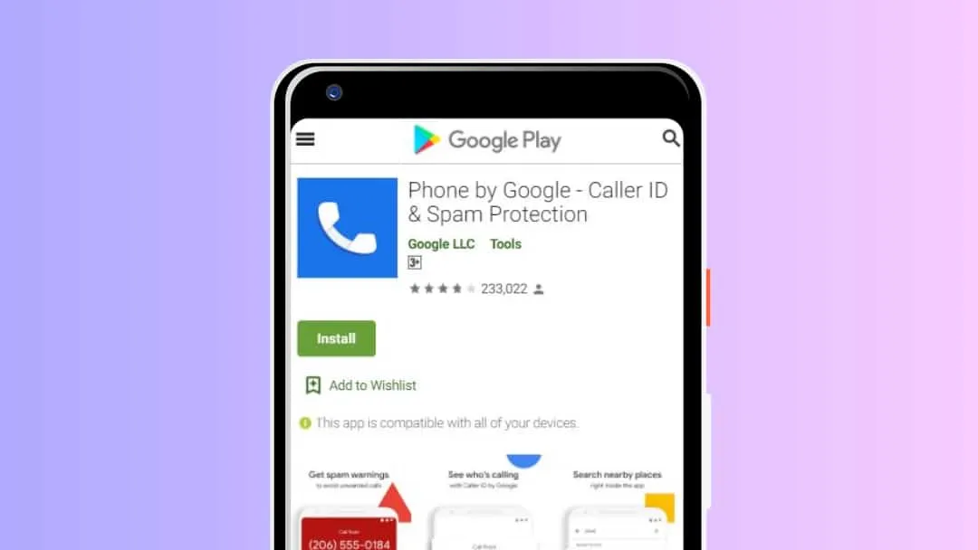 phone by google app
