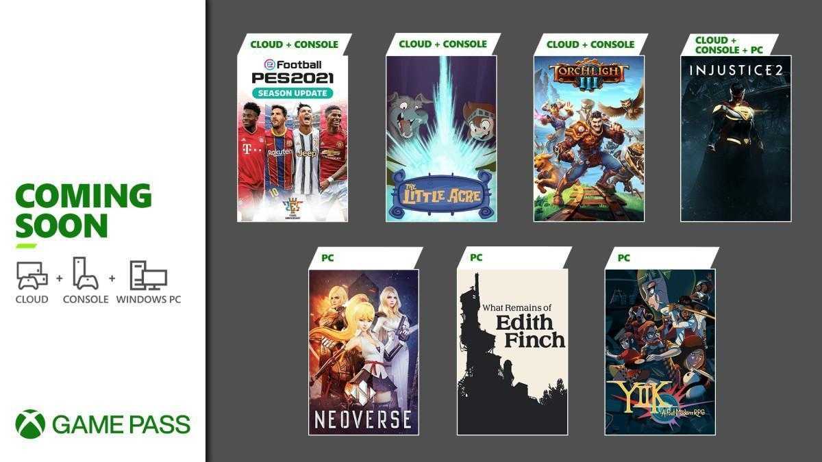 Injustice 2, Torchlight III, PES 2021 e altri in arrivo su Xbox Game Pass a gennaio 14 xbox game passcoming soon