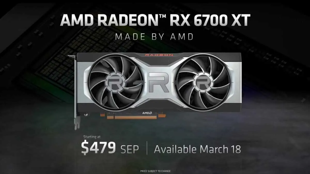 amd rx 6700xt price
