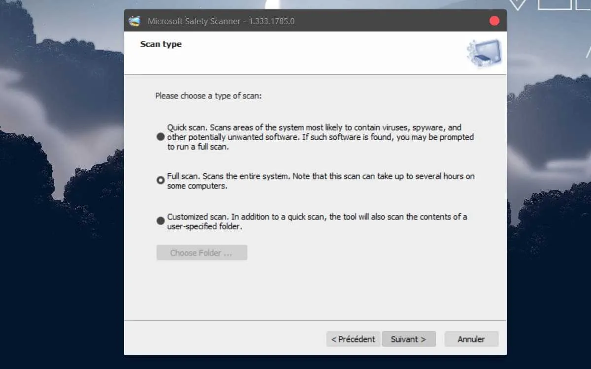 Microsoft Safet Scanner 1