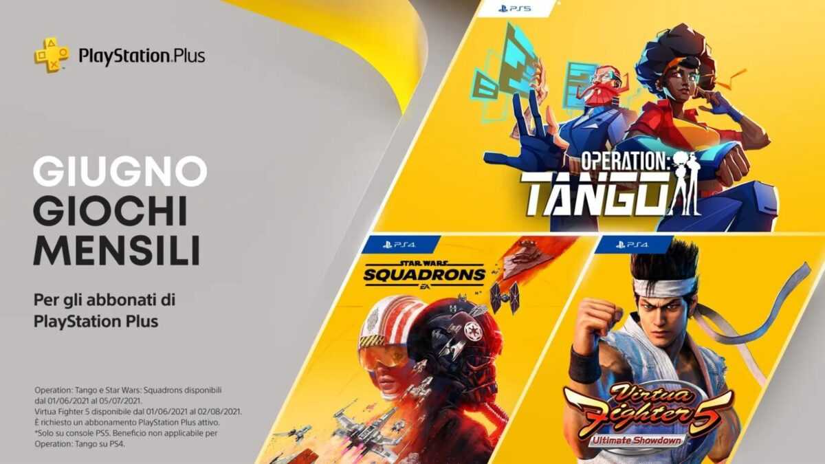 PlayStation Plus: Star Wars Squadrons, Virtua Fighter 5 e Operation Tango saranno gratuiti a giugno 2021 13 JUNE 1920x1080 IT