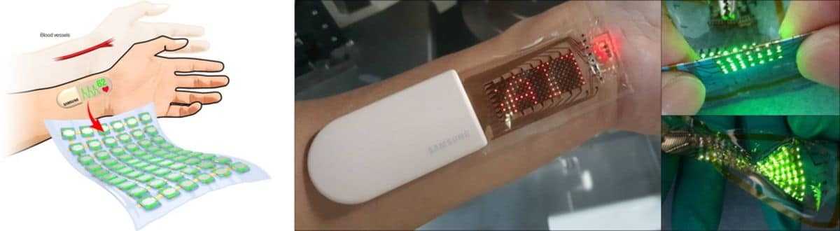 Samsung immagina uno schermo OLED elastico che aderisce alla pelle 8 Stretchable OLED main2
