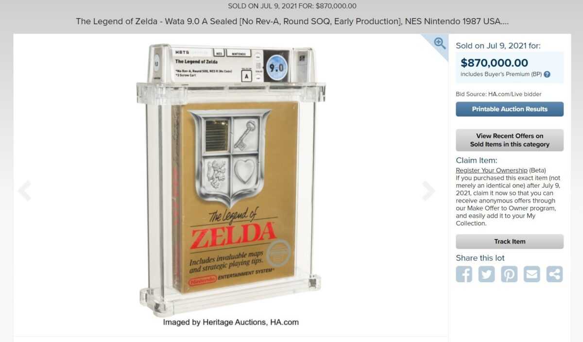 The Legend of Zelda nes