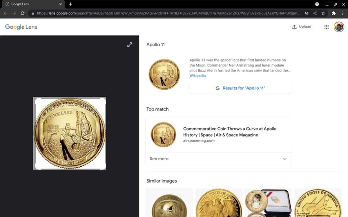 google lens chrome