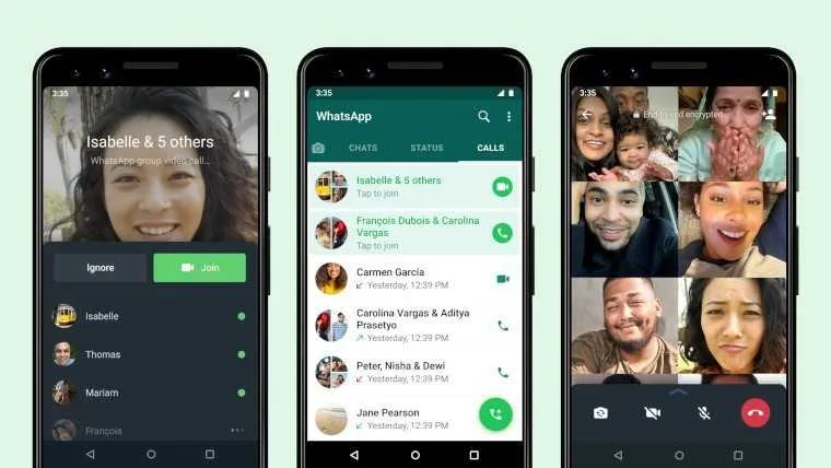 whatsapp joinable calls story