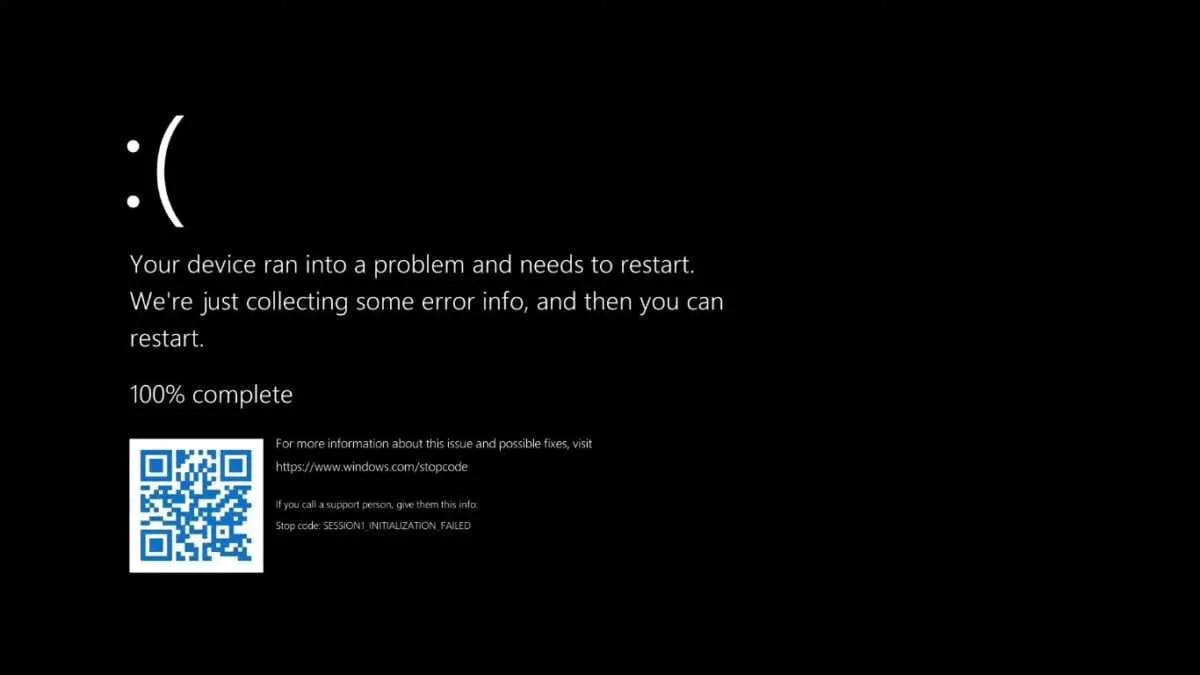 win 11 black screen of death