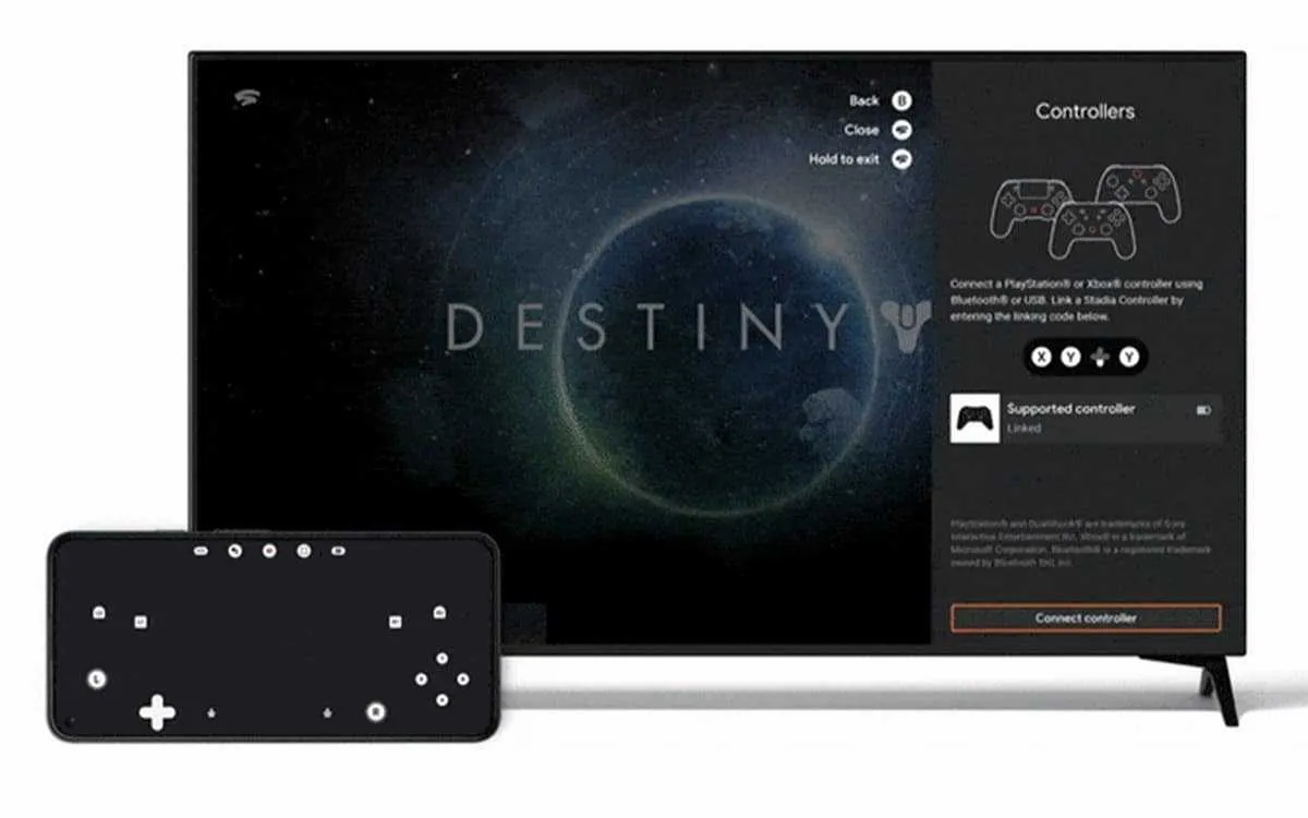 Google Stadia controller