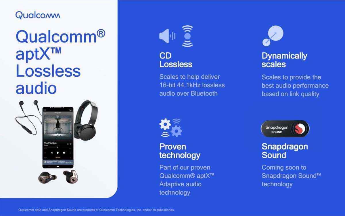 qualcomm aptx lossless codec
