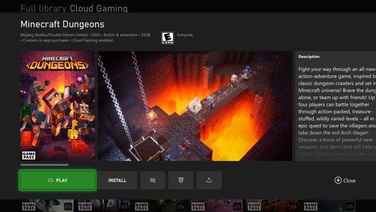 xbox cloud gaming