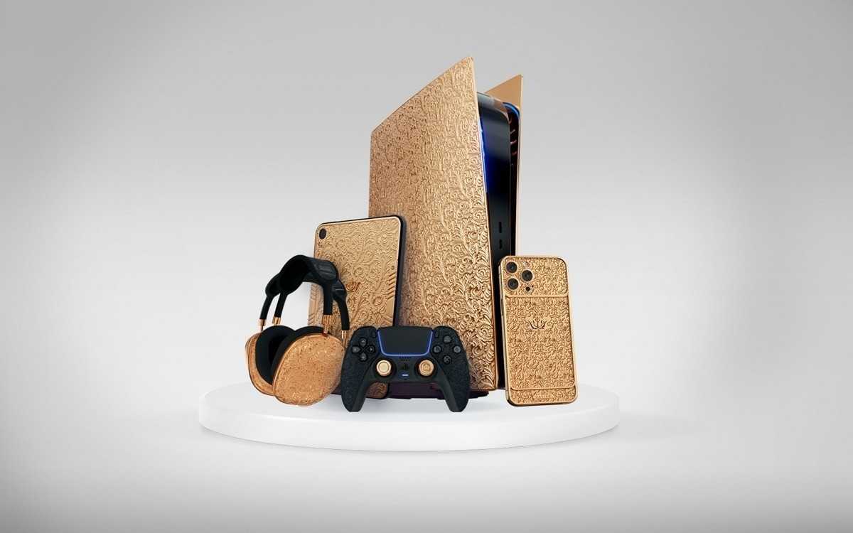 Caviar PS5 en or