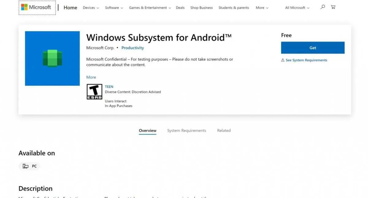 Sono trapelate schermate di app Android in esecuzione su Windows 11 1 windows subsystem for android scaled