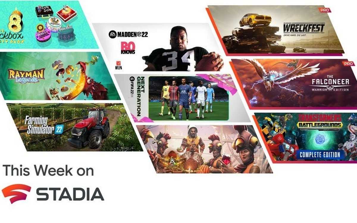 Stadia Pro dicembre 2021