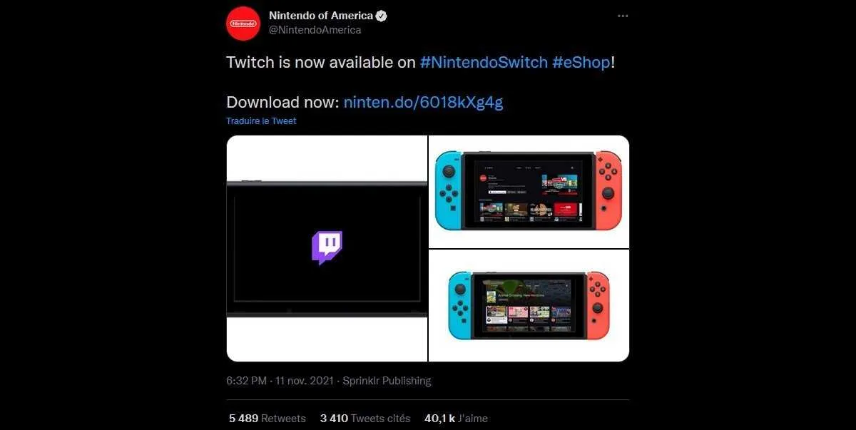 Twitch è finalmente disponibile su tutti i Nintendo Switch 11 tweet twitch nintendo