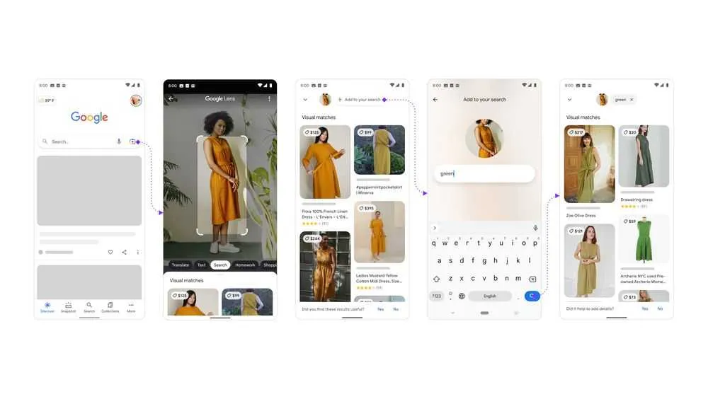 Google Lens multisearch: ricerche più precise grazie alla combinazione di immagine e testo 11 google lens