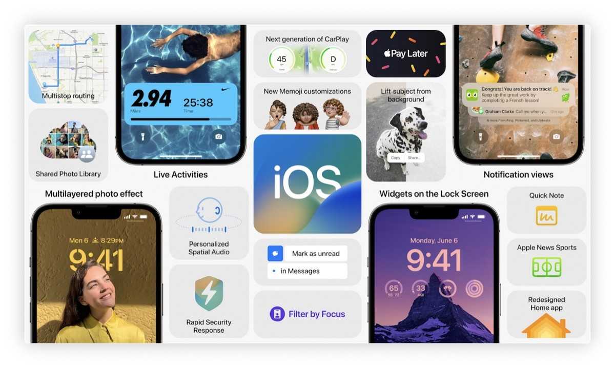 iOS 16 wwdc 2022