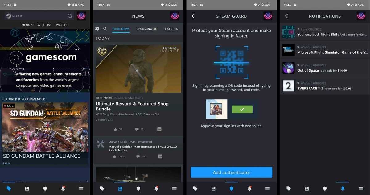 Steam application