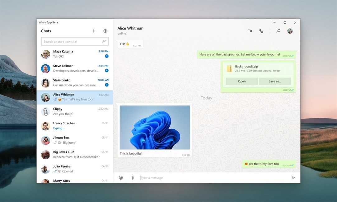 whatsapp desktop