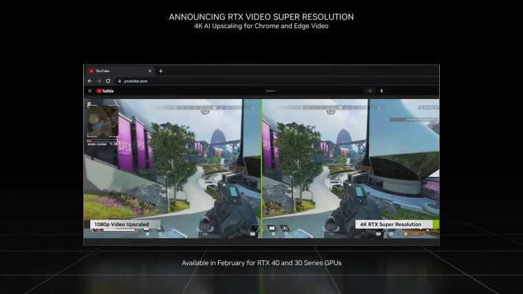 Chrome 110 è ora disponibile con il supporto NVIDIA RTX Super Resolution e altro ancora 12 nvdia rtx video super resolution 1 story
