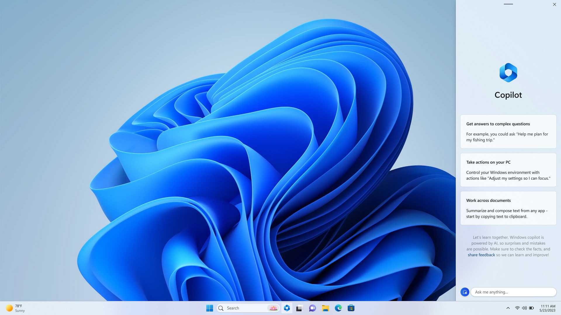 windows dev blog windows copilot compressed