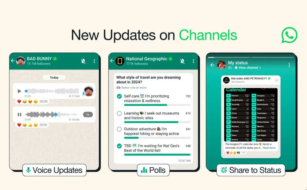 whatsapp channels