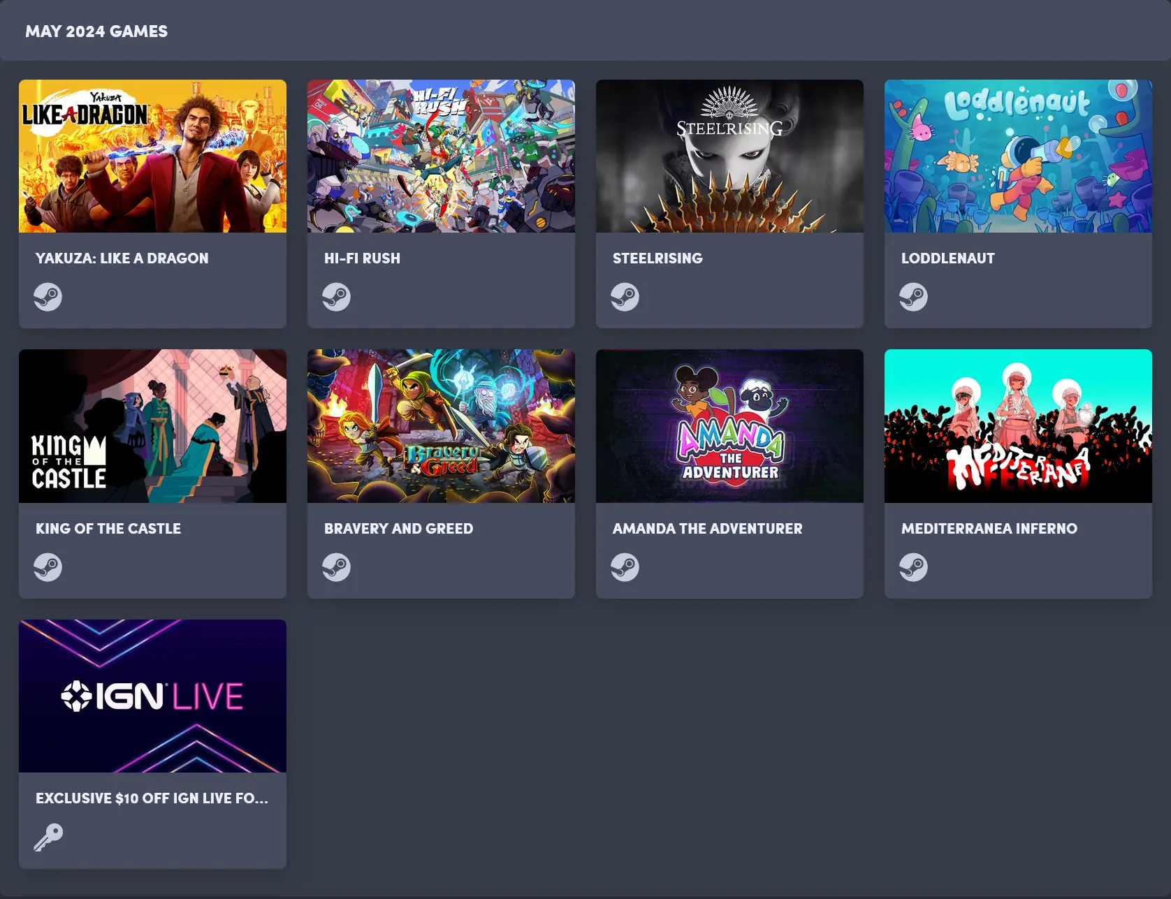 Humble Bundle: Humble Choice di maggio 2024 include Like a Dragon E Hi-Fi Rush 9 HumbleChoiceMay2024Bundle