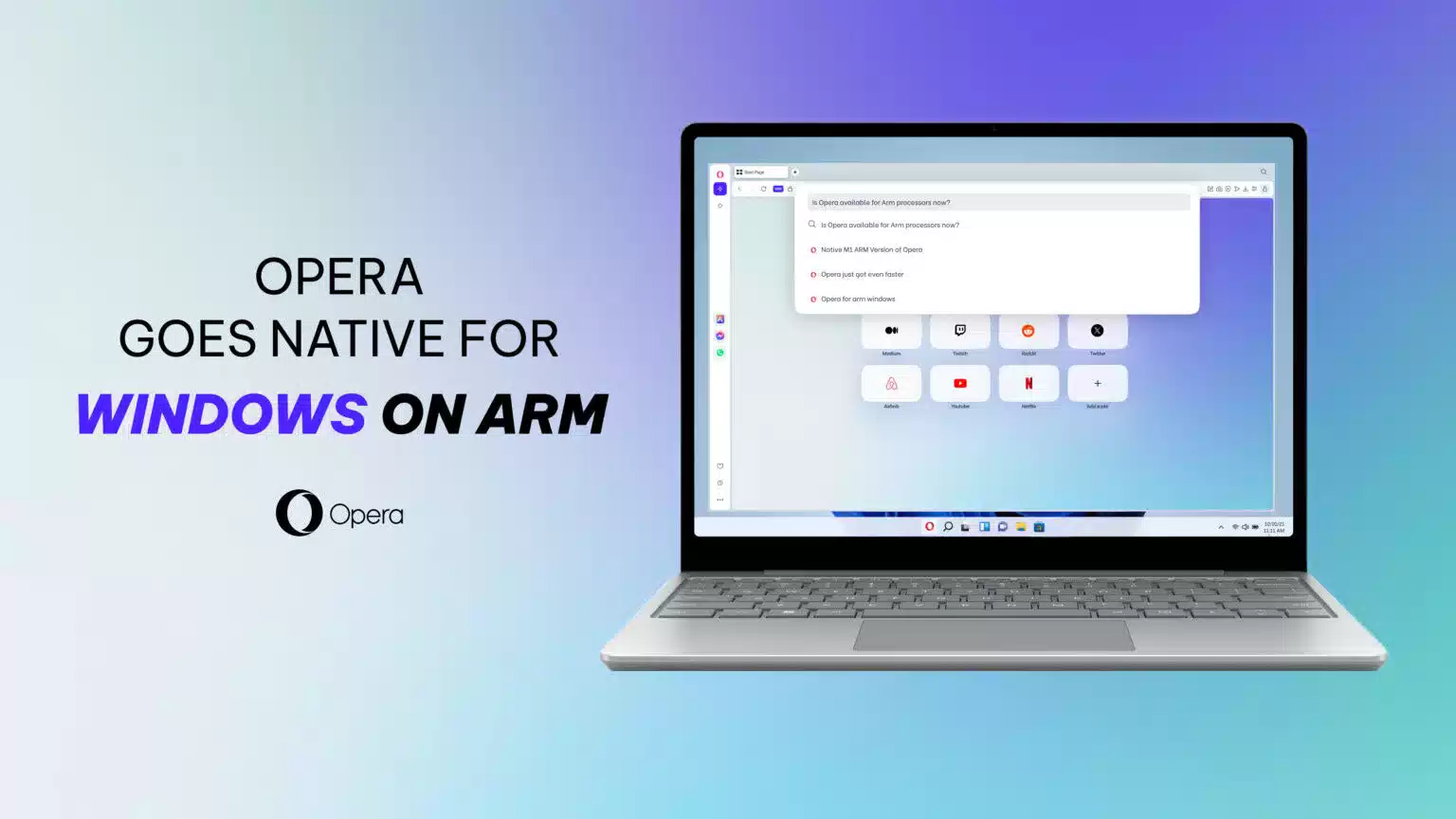 Opera è ora disponibile in modo nativo su Windows su ARM 12 opera windows on arm