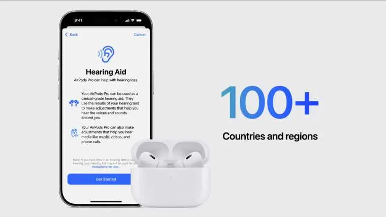 La FDA approva la funzionalità degli apparecchi acustici Apple AirPods Pro 9 apple airpods pro hearing aid