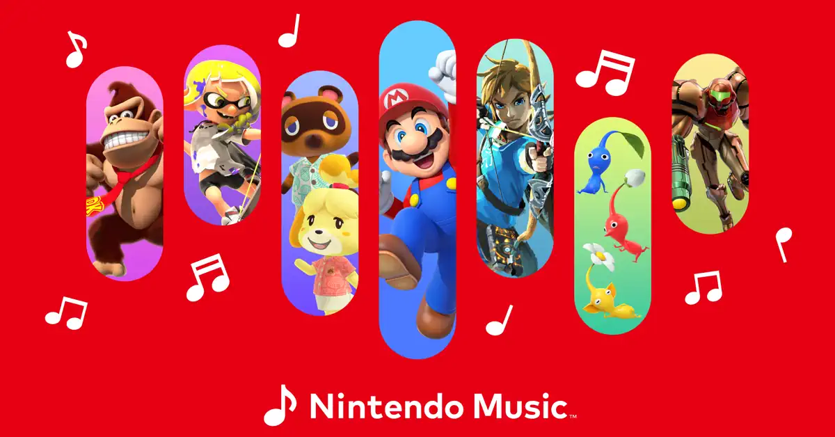 Nintendo Music: ascolta tutta la musica dei giochi Nintendo in qualsiasi momento 12 main nintendo music key art