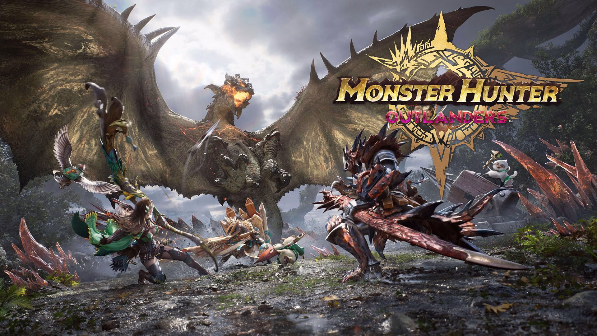 monster hunter outlanders key art