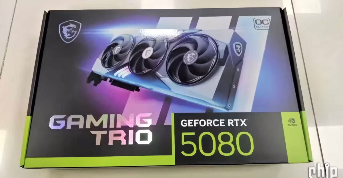 GEFORCE RTX 5080 MSI 1200x624