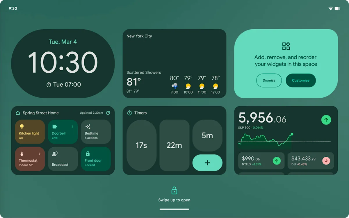 widget e android 2
