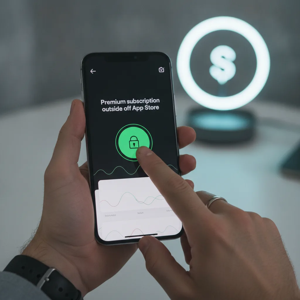 Abbonamento di Spotify al di fuori dell'App Store di Apple
