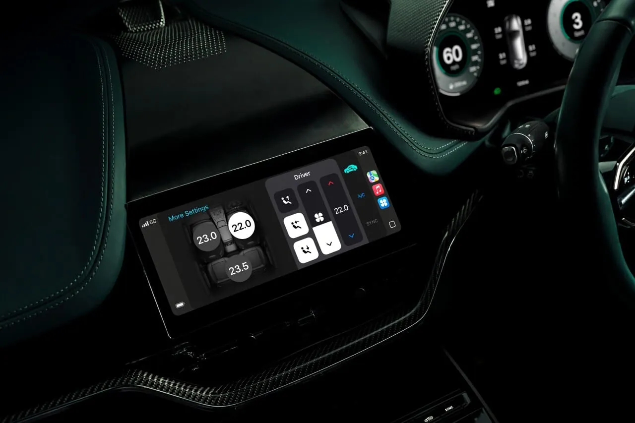 aston martin apple carplay ultra 06 story