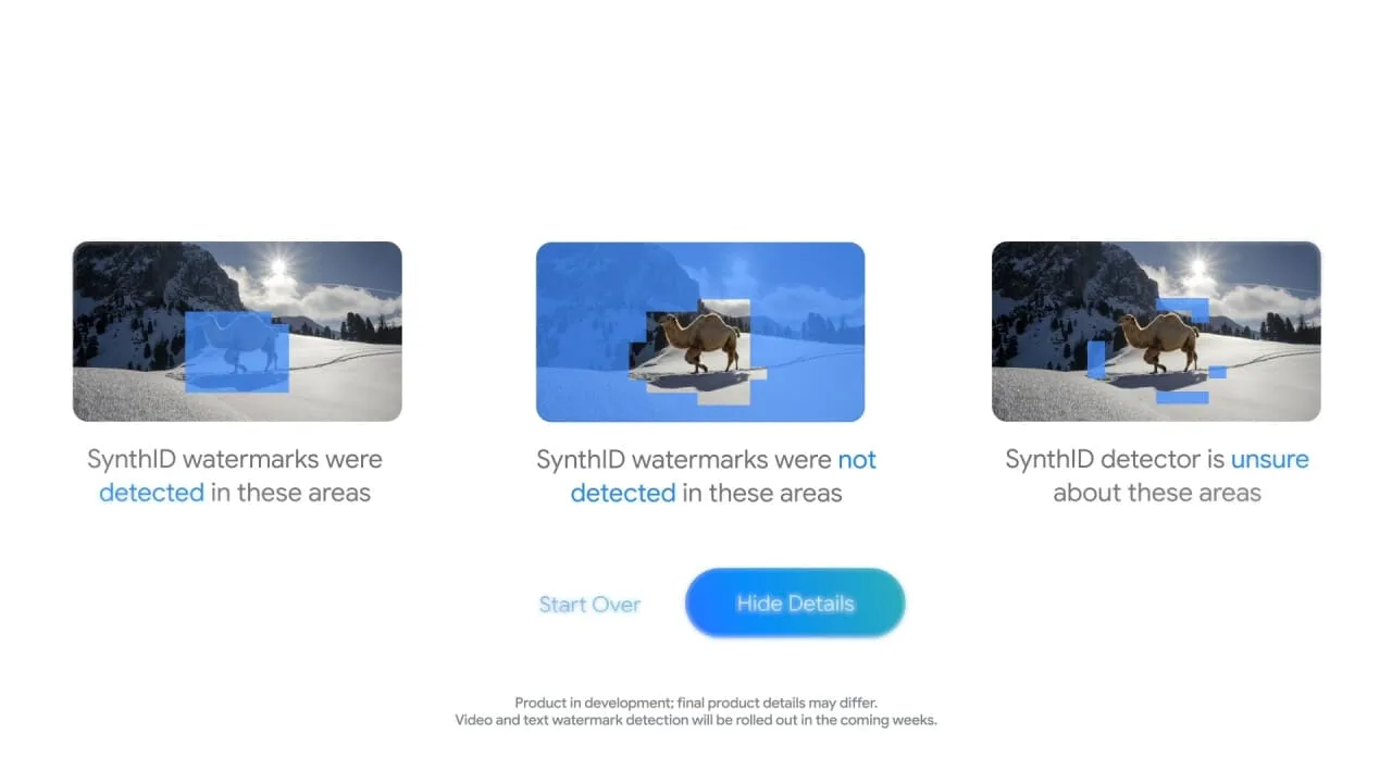 google synthid ai watermark tool