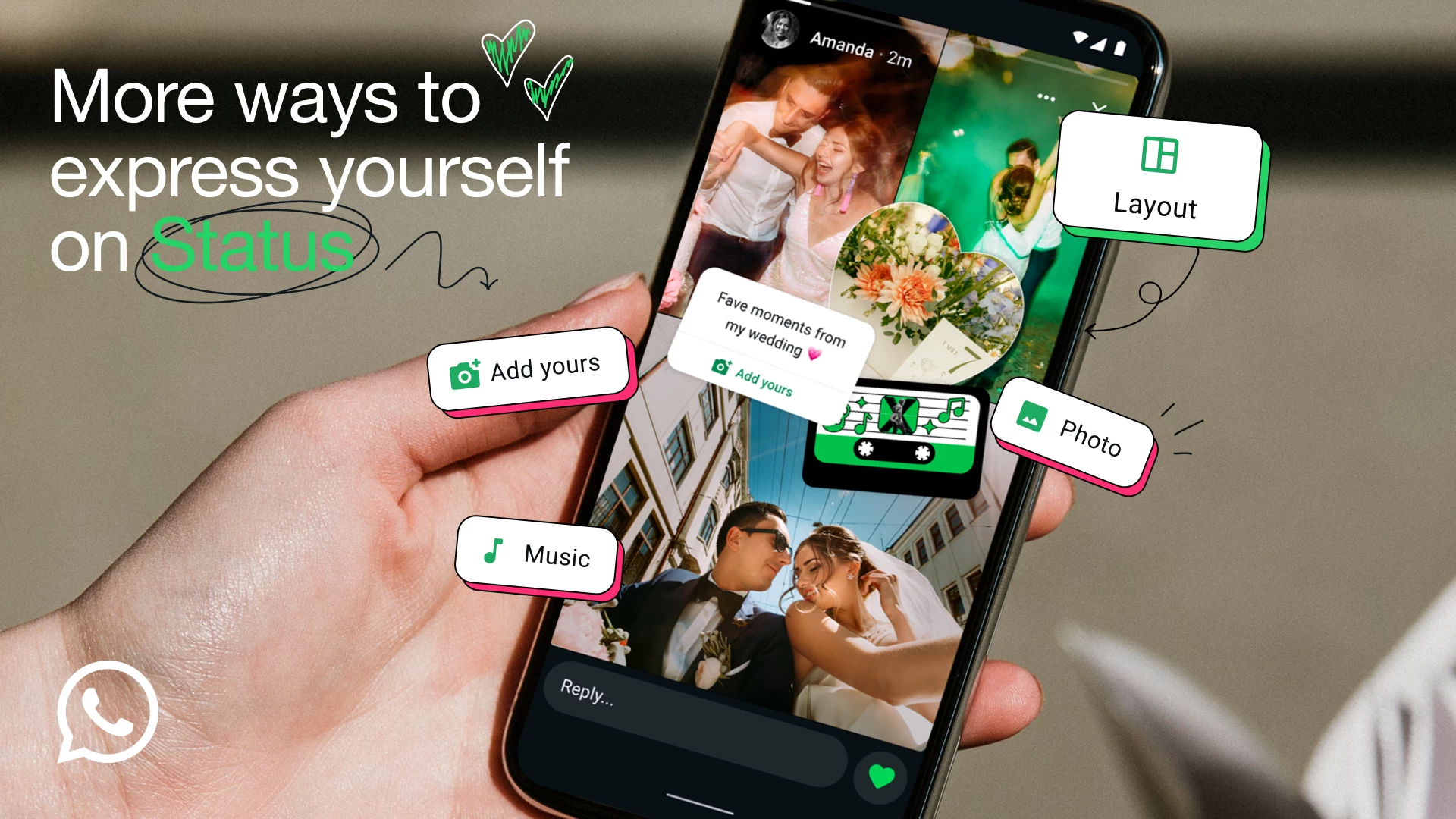 new features in whatsapp status