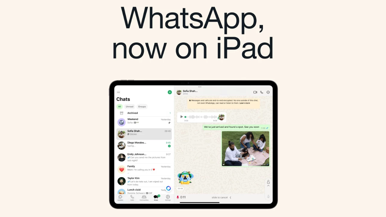 whatsapp for ipad