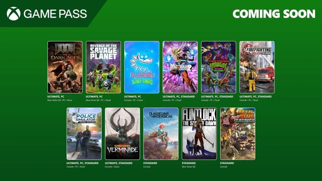 Doom: The Dark Ages, Revenge of the Savage Planet, Xenoverse e altri titoli arrivano su Xbox Game Pass 9 xbox gamepass announcement 16x9 2