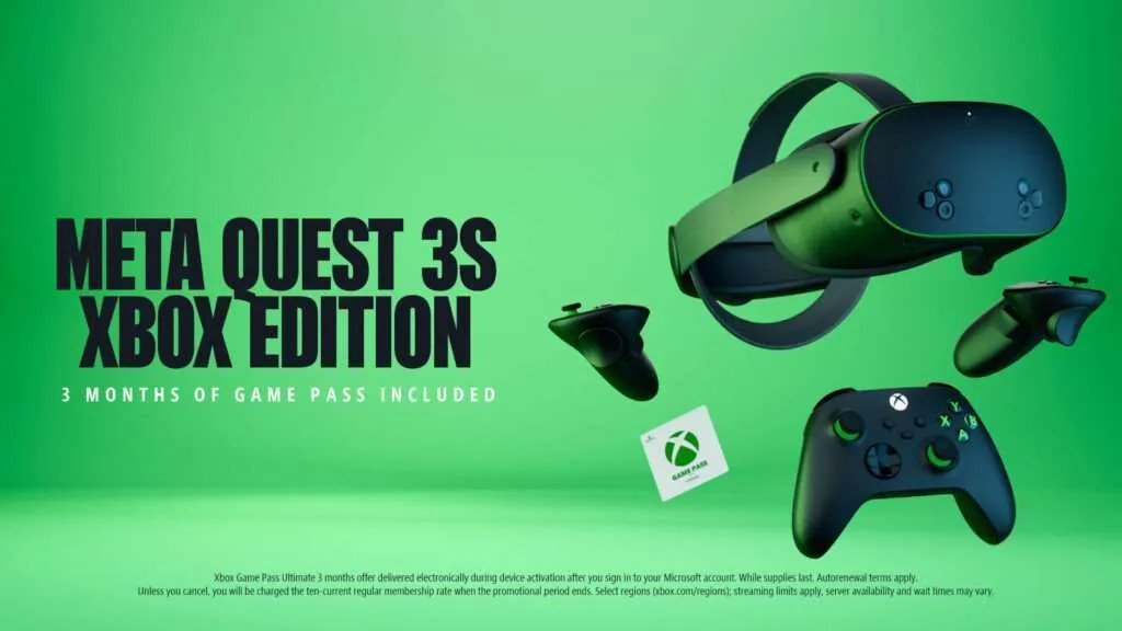 Meta Quest 3S Xbox Edition Official Reveal