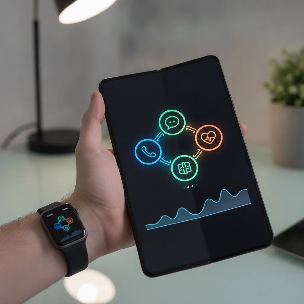 Vivo X Fold 5 gestirà chiamate, messaggi e dati sanitari dall’Apple Watch