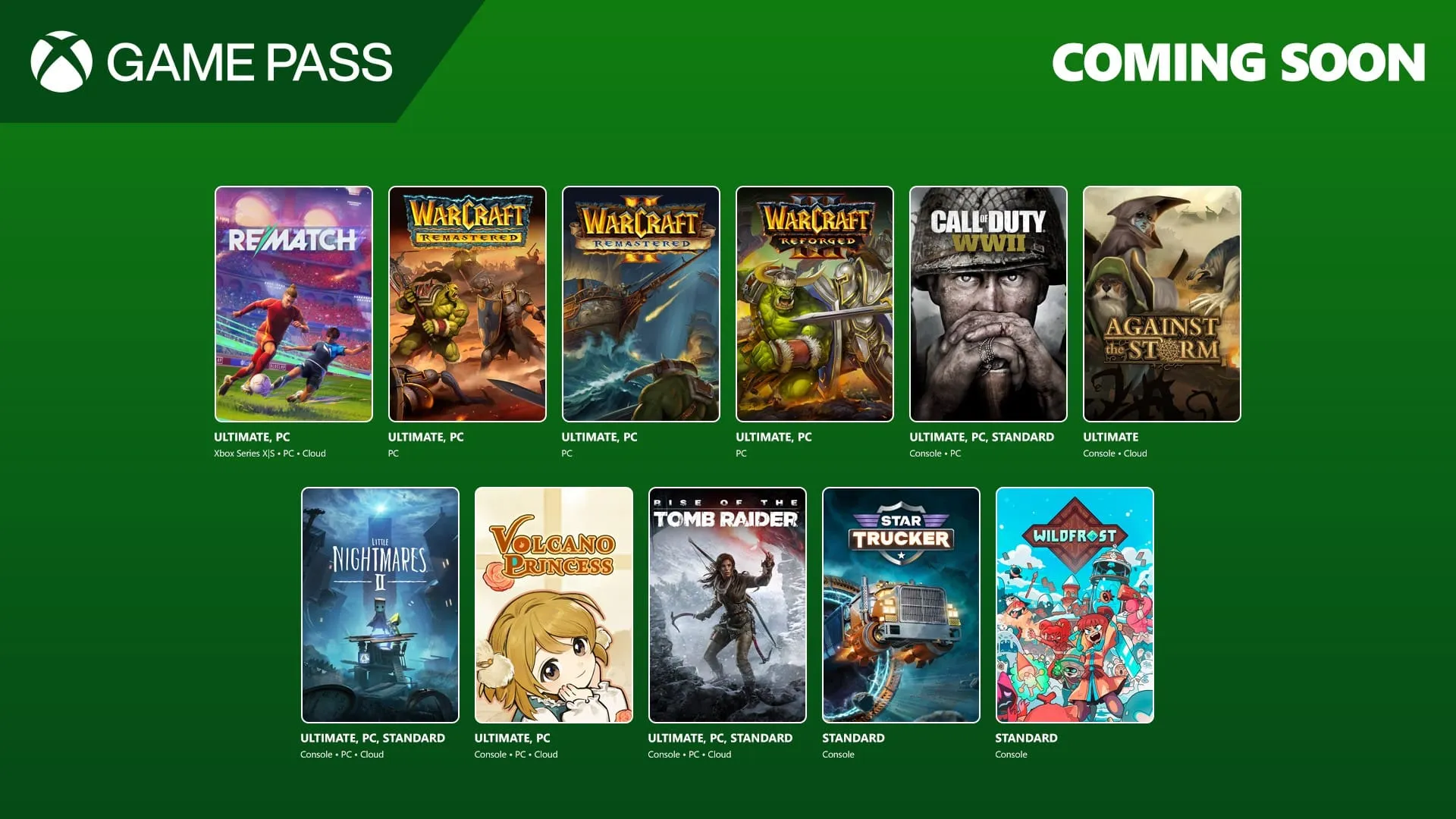 Rematch, Warcraft Remastered, Little Nightmares II e altri titoli arriveranno su Xbox Game Pass questo mese 14 Xbox Game Pass Games June 2025