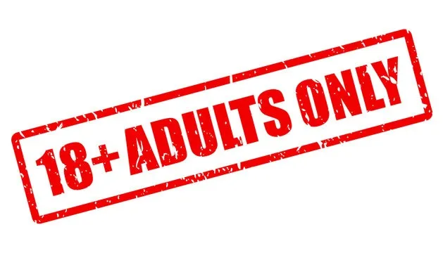 18 + adults only