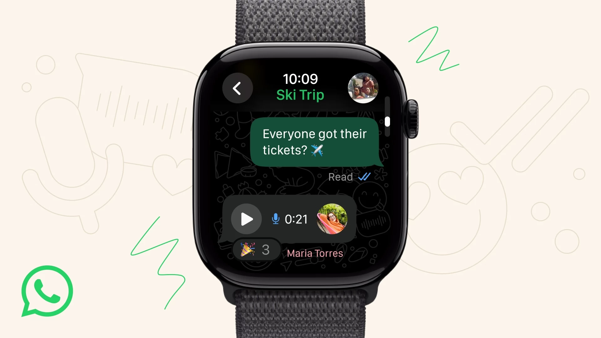 whatsapp apple watch app