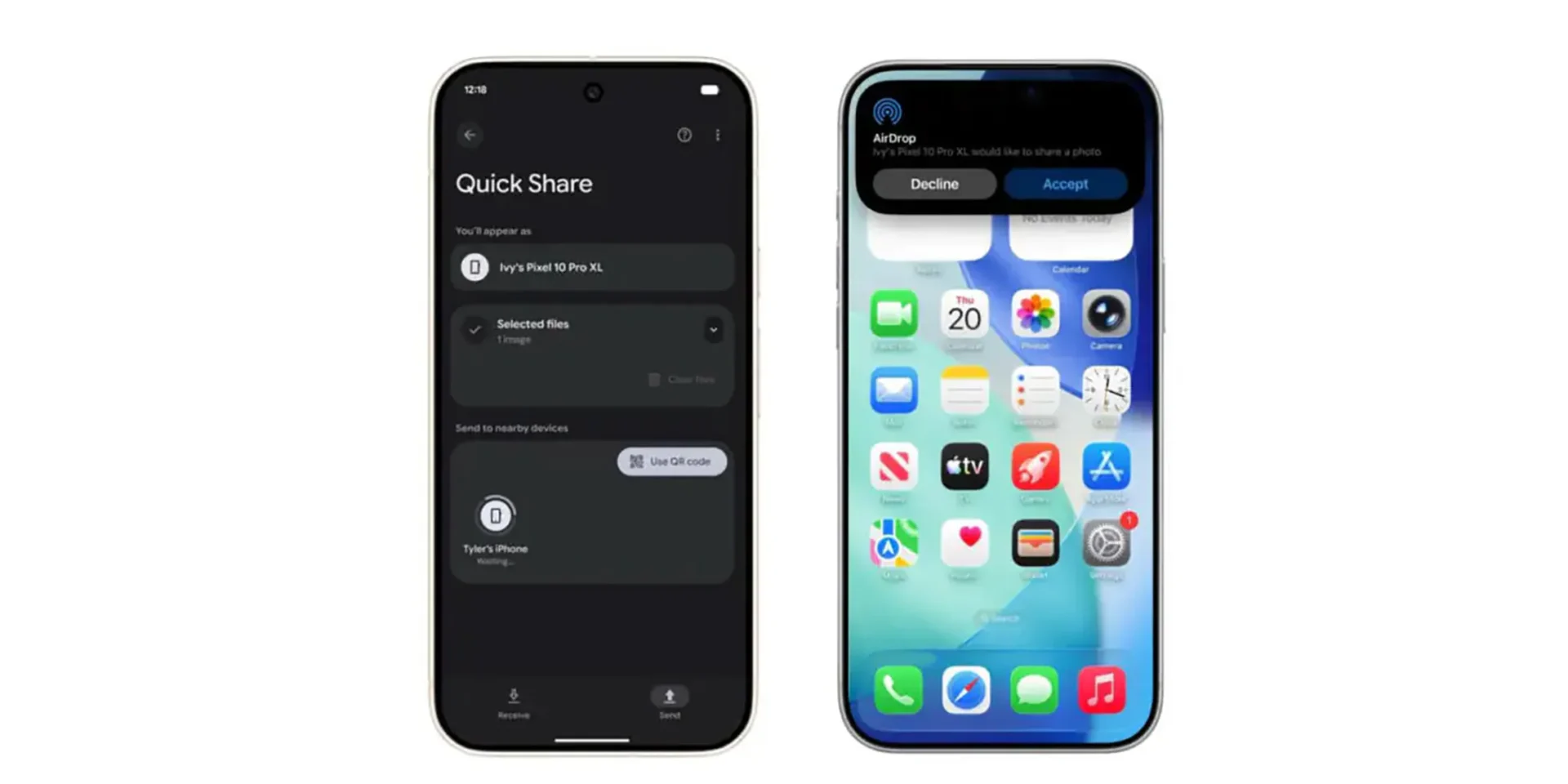 Samsung Galaxy e AirDrop: il muro tra Android e iPhone sta per crollare 10 quickshare airdrop teaser21