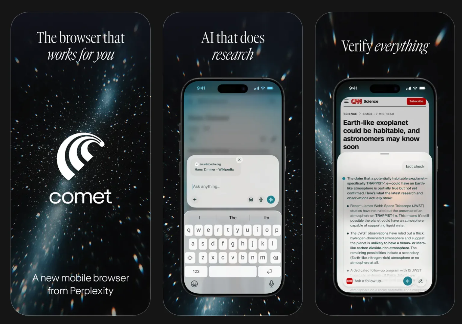 Perplexity lancia Comet: Il browser AI che sfida Safari e Chrome arriva su iPhone 10 Perplexity s Comet AI browser