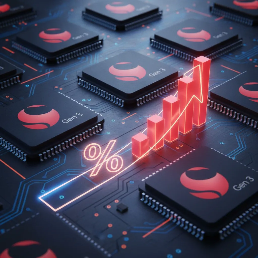 Aumenti in vista per i processori Qualcomm: rincari a doppia cifra a partire da settembre