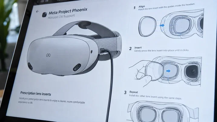 Meta Project Phoenix: il visore ultra-sottile che rivoluziona il futuro della realtà mista 1 meta project phoenix